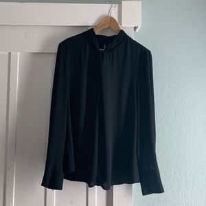 EUC WHBM black blouse